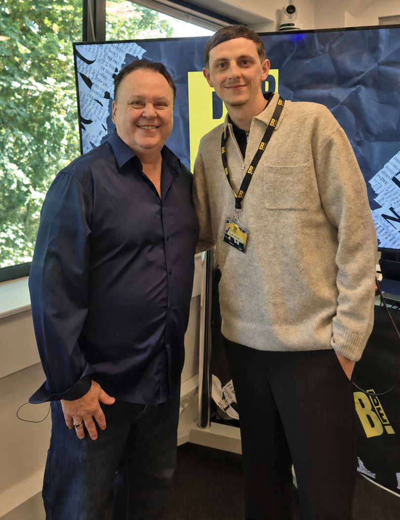 Josh Williams with Jim Francis